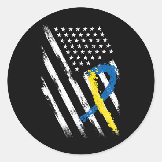 フラッグダウン症候群認識度パパマムダウン症候群 ラウンドシール (正面)