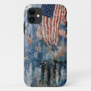 フラッグチルダ・ハサム「雨の中の大通り」ケース – M iPhone 11 ケース