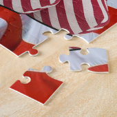 フラッグハイヒール靴 ジグソーパズル (側面)