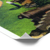 フラッグバスティオンと南壁のビュー ポスター (角)