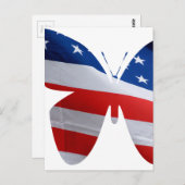 フラッグバタフライ ポストカード (正面/裏面)