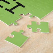 フラッグパーソナライズ付きゴルフコースホール ジグソーパズル (側面)