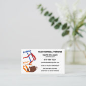 フラッグフットボールコーチトレーナーカスタム 名刺 (スタンド正面)