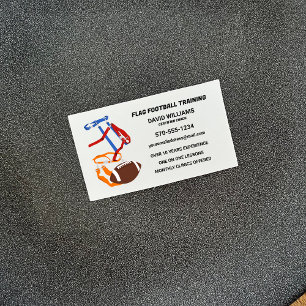 フラッグフットボールコーチトレーナーカスタム 名刺