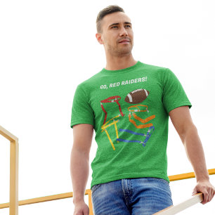 フラッグフットボールコーチパーソナライズされた選手 Tシャツ