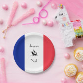 フラッグフランスのジュヌノールクリスマス紙プレート ペーパープレート (パーティー)