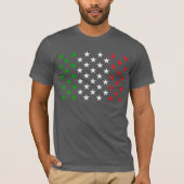 フラッグフレーバーからアメリカイタリアン星 Tシャツ (正面)