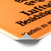 フラッグプラッツヨハンニシュタール空港バイジュリウスクリンガー ポスター (角)