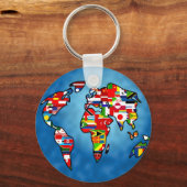 フラッグプラネット キーホルダー (正面)