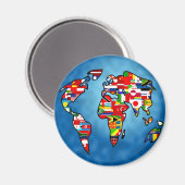 フラッグプラネット マグネット (正面/裏面)