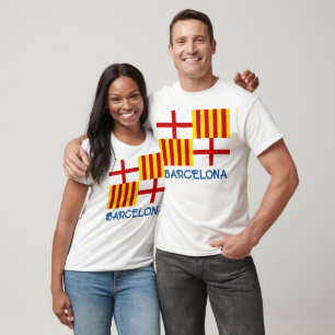 フラッグレッドホワイトイエローバルセロナ国家主義芸術 Tシャツ