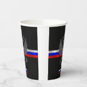 フラッグロシアのコートの紙カップ 紙コップ (左)
