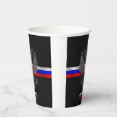 フラッグロシアのコートの紙カップ 紙コップ (右)
