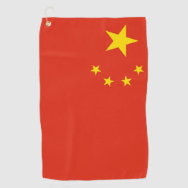 フラッグ付きゴルフタオル中国 ゴルフタオル