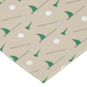 フラッグ付きゴルフボール ミディアムテーブルランナー (コーナー)