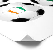 フラッグ付きボール – ワールドカップ2010 ポスター (角)