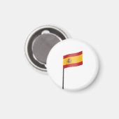 フラッグ付き歯スペインの楊枝 マグネット (正面/裏面)