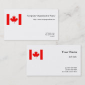 フラッグ国際的業 名刺 (正面/裏面)