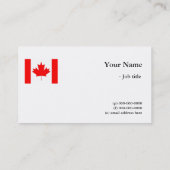 フラッグ国際的業 名刺 (裏面)