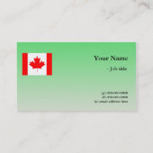 フラッグ国際的業 名刺 (裏面)