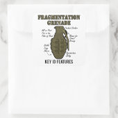 フラッグ手榴弾IDの機能 スクエアシール (バッグ)