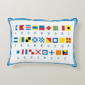 フラッグ海航海の信号アクセント枕 アクセントクッション (裏面)