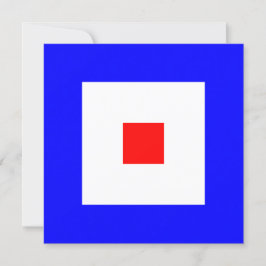 フラッグ航海のシグナルウイスキー文字W