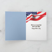 フラッグ飛んでいる付きハゲパパ カード (内部)