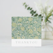 フラッサンキュートカード：ウィリアム・モリス：ジャスミン サンキューカード (スタンド正面)