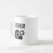 フラッシャー面白マグカップ コーヒーマグカップ (正面左)