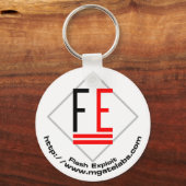 フラッシュの利用 キーホルダー (正面)