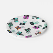 フラッシュカラフルカメラ紙プレート ペーパープレート (アングル)