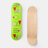 フラッシュバックビルド済み完全ネオンスケートボード スケートボード (正面)