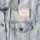 フラッシュピンクトーンペイズリーレース 缶バッジ (インサイチュ)