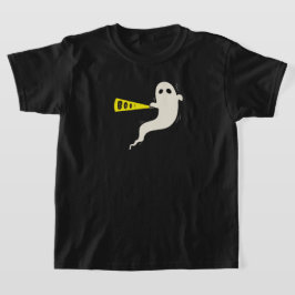 フラッシュライト ゴースト "Just Here for the Candy" キッズ Tシャツ