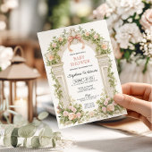 フラッシュリボン ガーデンアーチ ベビーシャワー 招待状