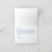 フラッシュローズ ボヘミアンワディングアーチ サンキューカード (内部)