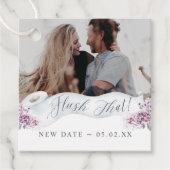 フラッシュ新しい日付トイレ紙転がフローラ写真 フェイバータグ (正面)