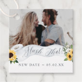 フラッシュ新しい日付トイレ紙転がフローラ写真 フェイバータグ (正面)