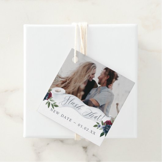 フラッシュ新しい日付トイレ紙転がフローラ写真 フェイバータグ (インサイチュ)