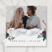 フラッシュ新しい日付トイレ紙転がフローラ写真 フェイバータグ (正面)