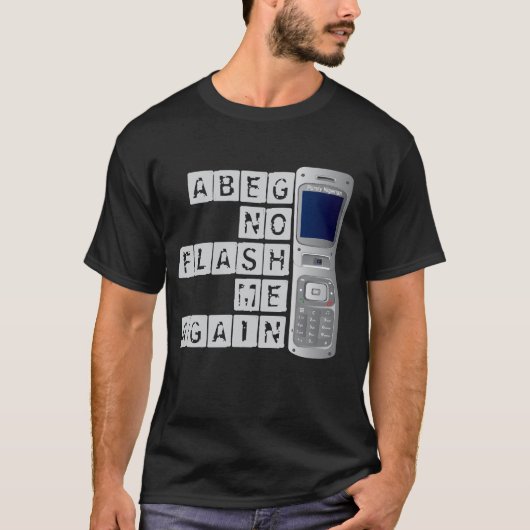 フラッシュ無し再度私Tシャツ Tシャツ (正面)
