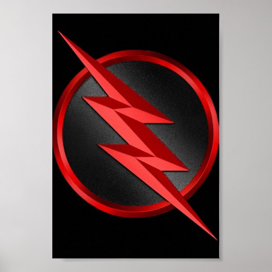 フラッシュ照明ボルトロゴポスター ポスター (正面)