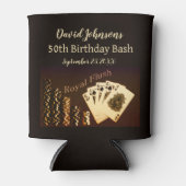 フラッシュ王室のトランプのポーカーをテーマにしたクーラーボックスパーティーのお気に入り 缶クーラー (正面)