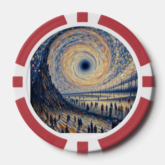 『フラッシュ王室の強盗:トランプのポーカー・チップ・ホイスト』 ポーカーチップ (正面)