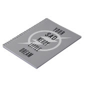 フラッシュ | "あなたの悲しいオタクな小さな夢" ノートブック (左側)