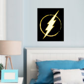 フラッシュ | イエロー チェスト エンブレム 箔ポスター (インサイチュ (寝室))