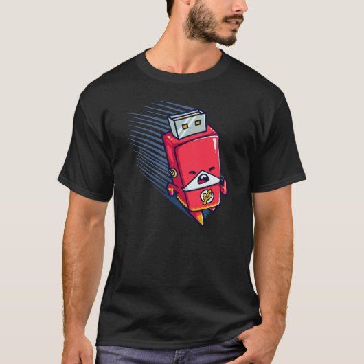 フラッシュ・ドライブ Tシャツ (正面)