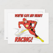 フラッシュ-ハートレースのバレ得ンタイン版 シーズンポストカード (正面/裏面)