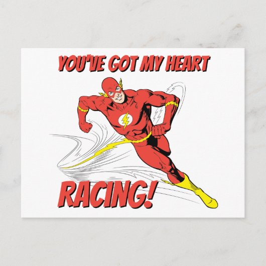 フラッシュ-ハートレースのバレ得ンタイン版 シーズンポストカード (正面)